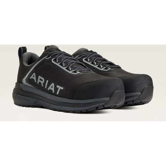 Ariat Women's Outpace Composite Toe Safety Slip Resistant Work Shoe -Black- 10040324 - Overlook Boots