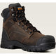 Ariat Women's Treadfast 6" Steel Toe Waterproof Slip Resistant Work Boot - Dark Brown - 10040405 5.5 / Medium / Brown - Overlook Boots