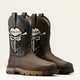 Ariat Men's Rebar Flex VentTEK Incognito 10" Composite Toe Waterproof Work Boot - Iron Coffee/Storm - 10040432 - Overlook Boots