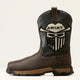 Ariat Men's Rebar Flex VentTEK Incognito 10" Composite Toe Waterproof Work Boot - Iron Coffee/Storm - 10040432 - Overlook Boots