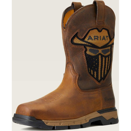 Ariat Men's Rebar Flex VentTEK Soft Toe Incognito Western Work Boot - Dark Earth - 10040436 - Overlook Boots