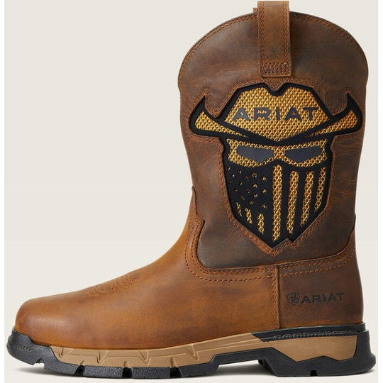 Ariat Men's Rebar Flex VentTEK Soft Toe Incognito Western Work Boot - Dark Earth - 10040436 - Overlook Boots