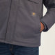 Ariat Men's Rebar DuraCanvas Sherpa-Lined Work Coat Grey - 10041505 - Overlook Boots