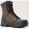 Ariat Men's Treadfast 8" Soft Toe Waterproof Slip Resistant Work Boot - Dark Brown - 10042484 6 / Medium / Brown - Overlook Boots