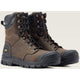 Ariat Men's Treadfast 8" Soft Toe Waterproof Slip Resistant Work Boot - Dark Brown - 10042484 - Overlook Boots