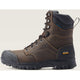 Ariat Men's Treadfast 8" Soft Toe Waterproof Slip Resistant Work Boot - Dark Brown - 10042484 - Overlook Boots
