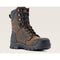 Ariat Men's Treadfast 8" Steel Toe Waterproof Slip Resistant Work Boot - Dark Brown - 10042496 6 / Medium / Brown - Overlook Boots