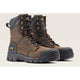 Ariat Men's Treadfast 8" Steel Toe Waterproof Slip Resistant Work Boot - Dark Brown - 10042496 - Overlook Boots
