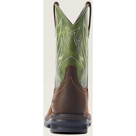 Ariat Men's Sierra Shock Shield Steel Toe Western Work Boot - Brown - 10042541  - Overlook Boots