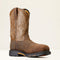 Ariat Men's WorkHog CSA Composite Toe Waterproof Insulated Work Boot - Bruin Brown - 10042552 7 / Medium / Brown - Overlook Boots
