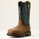 Ariat Men's WorkHog 11" Composite Toe Waterproof CSA Puncture Resistant Work Boot - Tumbled Bark/Twilight - 10042554 - Overlook Boots