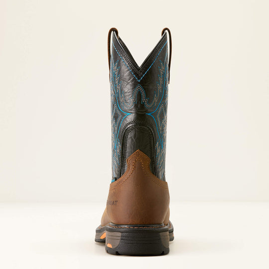 Ariat Men's WorkHog 11" Composite Toe Waterproof CSA Puncture Resistant Work Boot - Tumbled Bark/Twilight - 10042554 - Overlook Boots