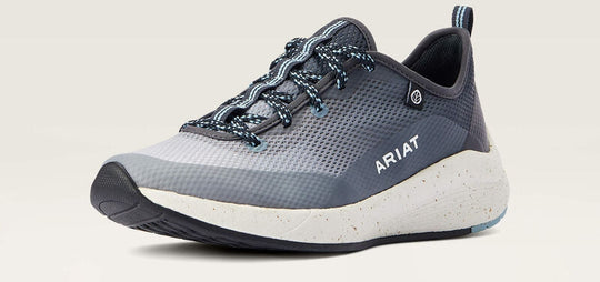 Ariat Women's ShiftRunner Soft Toe Slip Resistant Work Shoe - Grey - 10042566 - Overlook Boots