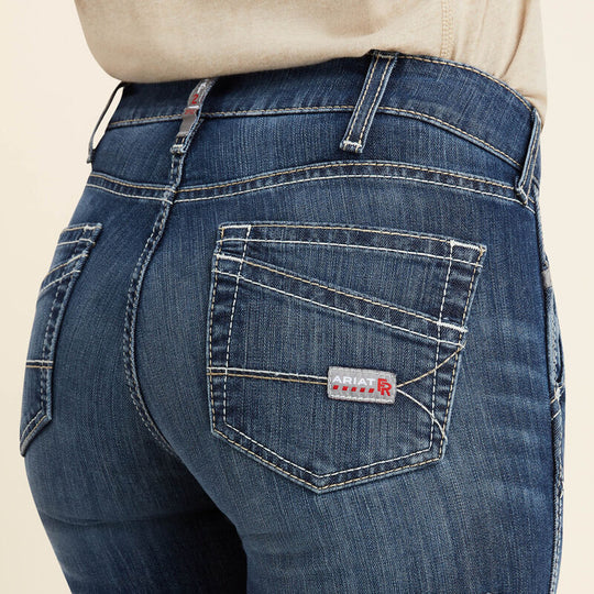 Ariat Perfect Rise DuraLight Jeans para Mujer, Resistentes al Fuego (FR), Rectos, Elásticos - 10043155 - Imagen 7