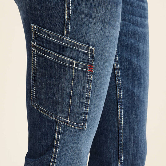 Ariat Perfect Rise DuraLight Jeans para Mujer, Resistentes al Fuego (FR), Rectos, Elásticos - 10043155 - Imagen 5