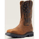 Ariat Men's Sierra Shock Shield Patriot Steel Toe Slip Resistant Work Boot - Distressed Brown - 10044426 - Overlook Boots