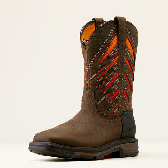 Ariat Men's WorkHog Extreme VentTEK 11" Soft Toe Waterproof Western Work Boot- 10044504 - Overlook Boots
