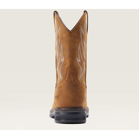 Ariat Men's Sierra Shock Shield Soft Toe Waterproof Work Boot - Distressed Brown - 10044545 - Overlook Boots