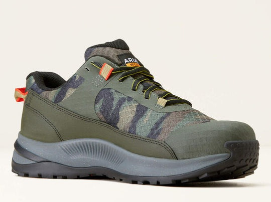 Ariat Men's Outpace Shift Composite Toe Slip Resistant Work Shoe - Camo - 10047025 7 / Medium / Camo - Overlook Boots