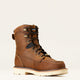 Ariat Men's Rebar Lift 8" Composite Toe Waterproof Work Boot - Distressed Brown - 10047028 - Overlook Boots