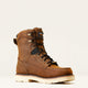 Ariat Men's Rebar Lift 8" Soft Toe Waterproof Work Boot - Distressed Brown - 10047029 - Overlook Boots