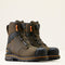 Ariat Men's Stump Jumper 8" Composite Toe Waterproof BOA Work Boot- Coffee- 10048059 7 / Medium / Brown - Overlook Boots