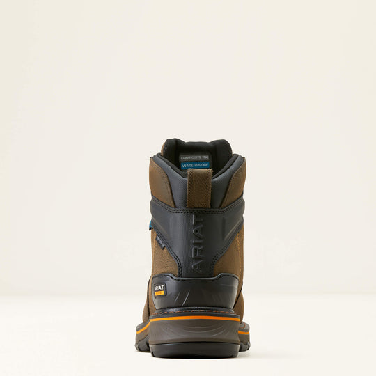 Ariat Men's Stump Jumper 6" Composite Toe Waterproof BOA Work Boot - Coffee - 10048060 - Overlook Boots