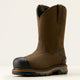 Ariat Men's Stump Jumper BOA Composite Toe Waterproof Wellington Work Boot - Iron Coffee - 10048061 - Overlook Boots