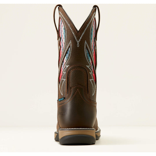 Ariat Women's Anthem VentTEK 10" Composite Toe Waterproof Work Boot - Dark Chocolate/Serape - 10050827 - Overlook Boots
