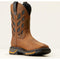 Ariat Men's Big Rig Tread VentTEK 11" Soft Toe Western Work Boot - Earth/Graphite - 10050828 6 / Wide / Brown - Overlook Boots