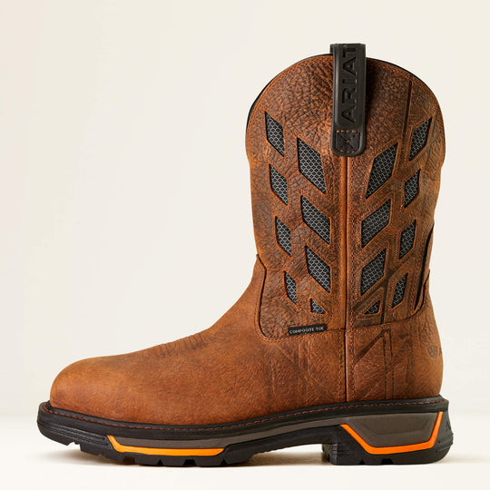Ariat Men's Big Rig Tread VentTEK 11" Composite Toe Work Boot - Earth/Graphite - 10050834 - Overlook Boots