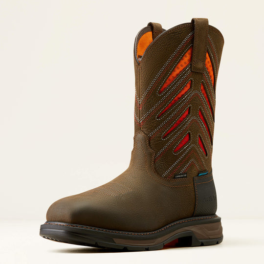 Ariat Men's WorkHog Extreme VentTEK 11" Composite Toe Waterproof Western Work Boot- 10050835 - Overlook Boots