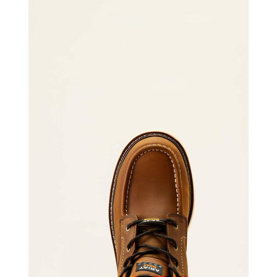 Ariat Men's Rebar Lift 5" Soft Toe Waterproof Chukka Work Boot- Brown- 10050846 - Overlook Boots