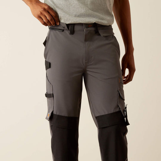Ariat Men's Rebar M7 Slim Dynamic Straight Work Pant Charcoal - 10051855 - Overlook Boots