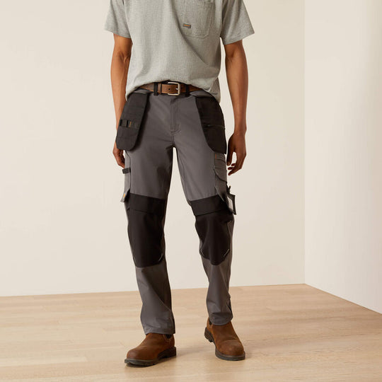 Ariat Men's Rebar M7 Slim Dynamic Straight Work Pant Charcoal - 10051855 - Overlook Boots