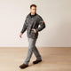 Ariat DuraStretch Camisa de Trabajo de Polar para Hombre, Zíper a la Mitad, FR - Charcoal Digi Camo - 10052074 - Imagen 2