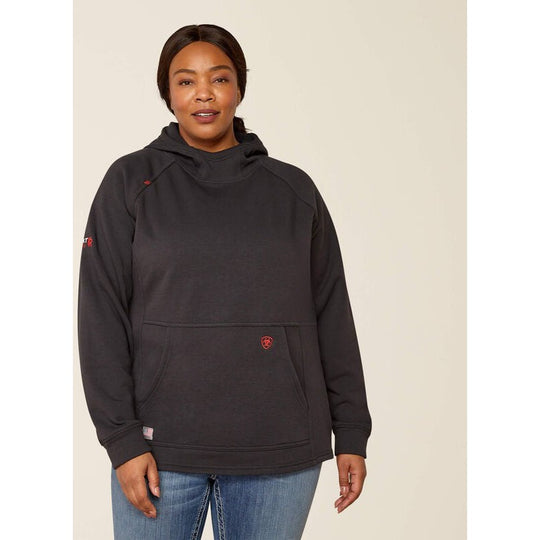 Ariat Primo Fleece 2.0 Sudadera con Capucha para Mujer, Resistente al Fuego (FR) - Negro - 10052098 - Imagen 2