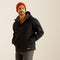 Ariat Men's Rebar Sherpa Stretch Canvas Softshell Jacket Black - 10052112 Small / Black / Standard - Overlook Boots