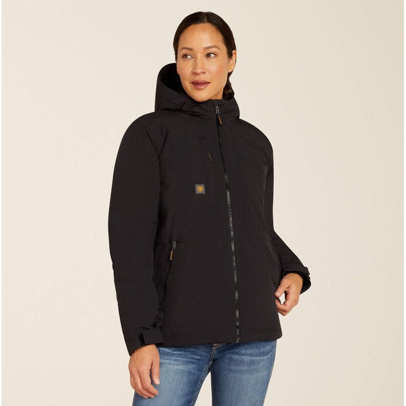 Ariat Women's Rebar Cordura Ripstop Insulated Jacket Black - 10052113 Small / Black / Standard - Overlook Boots
