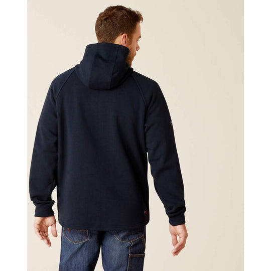 Ariat Primo Fleece 2.0 Sudadera con Capucha para Hombre, Repelente al Agua, Resistente al Fuego (FR) - Azul Marino - 10053042 - Imagen 5