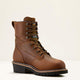 Ariat Men's Logger Shock Shield Comp Toe Waterproof Work Boot - Brown - 10053569 - Overlook Boots