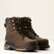 Ariat Men's Big Rig 8" Composite Toe Waterproof Slip Resistant Work Boot - Iron Coffee - 10053573 6 / Wide / Brown - Overlook Boots