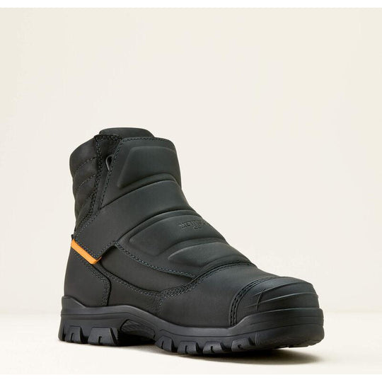 Ariat Men's Treadfast Temper CSA 6" Composite Toe Waterproof MetGuard Work Boot - Black - 10053574 6.0 / Medium / Brown - Overlook Boots