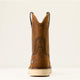 Ariat Men's Rebar 10" Composite Toe Waterproof Pull-On Wedge Work Boot - Distressed Brown - 10053613 - Overlook Boots