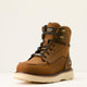 Ariat Men's Rebar 6" Soft Toe Moc Toe Waterproof Wedge Work Boot - Distressed Brown - 10053614 - Overlook Boots