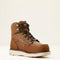 Ariat Men's Rebar 6" Composite Toe Waterproof Wedge Work Boot - Distressed Brown - 10053615 6 / Medium / Brown - Overlook Boots