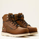 Ariat Men's Rebar 6" Composite Toe Waterproof Wedge Work Boot - Distressed Brown - 10053615 - Overlook Boots