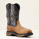 Ariat Men's Big Rig BOA 11" Composite Toe Waterproof Western Work Boot - Natural Tan/Black - 10053617 6 / Wide / Tan - Overlook Boots