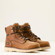 Ariat Women's Rebar Moc Toe Waterproof Wedge Work Boot -Brown- 10053718 - Overlook Boots