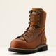 Ariat Men's Longview Shock Shield 8" Composite Toe Waterproof Lace-Up Work Boot - Copper Brown - 10053817 - Overlook Boots